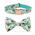 Cute Metal Buckle Bow Tie in Pet Collar